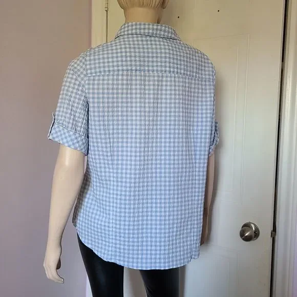 Blue Textured Shirt - Picture 5 of 5